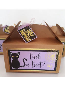 cajitas kraft para Halloween