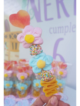 Brocheta de golosinas