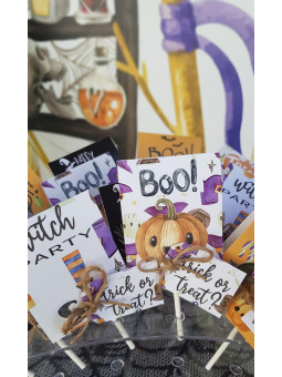 Piruletas para Halloween