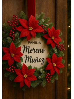 Corona de Navidad...