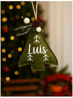 Adorno de fieltro Tree