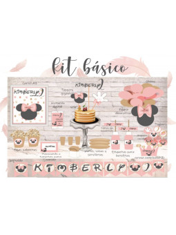 Kit Básico Minnie Mouse