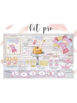 Kit Pro Princesa Peppa Pig