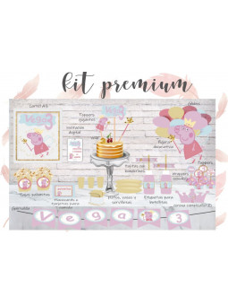 Kit Premium Princesa Peppa Pig