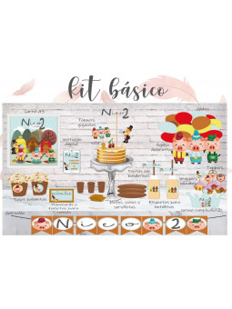 Kit Básico Los Tres Cerditos