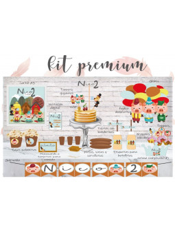 Kit Premium Los Tres Cerditos